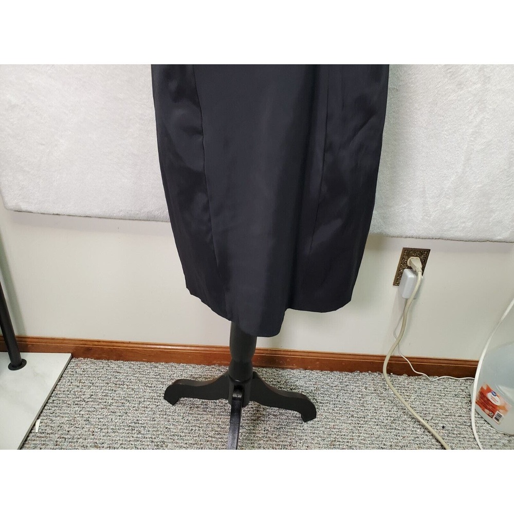 Cache Black Ruffle Halter Cocktail Dress - Picture 4 of 10